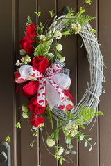 summer grapevine wreath