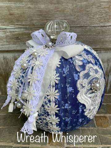 boho decoupage pumpkins