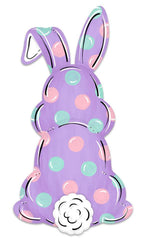 metal bunny bottom door hanger