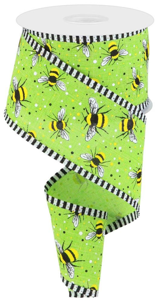 1.5x10yd Bumble Bee Ribbon