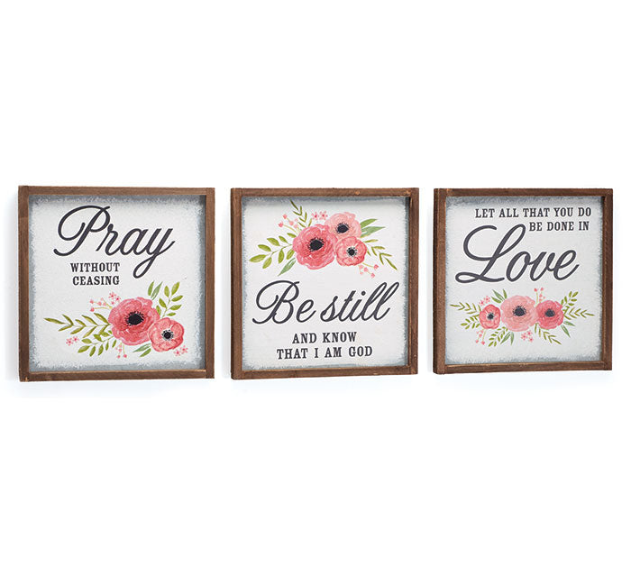 Inspirational Religious Wall Hanging Assorted