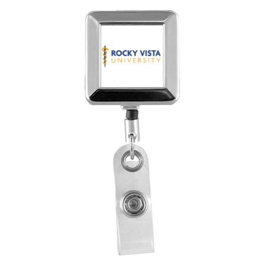 Chrome Square Badge Reel