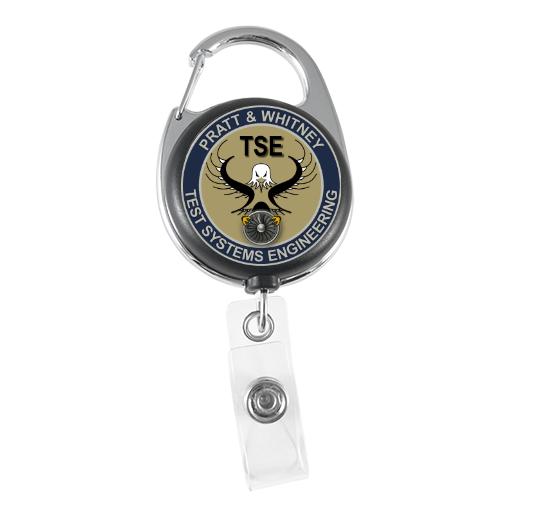 Carabiner Badge Reel with Measuring Tape Leash