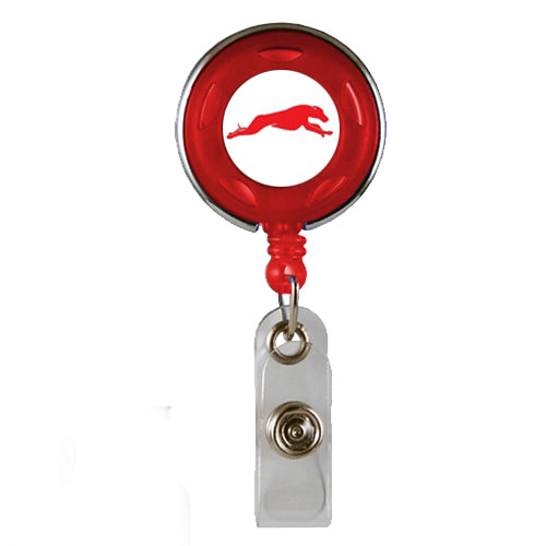 Badge Holder, Hard Plastic Badge Holder Card Holder Keychain