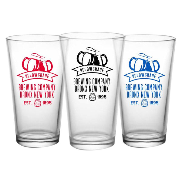 Beer Pint Glasses 16 oz - Chic Makings