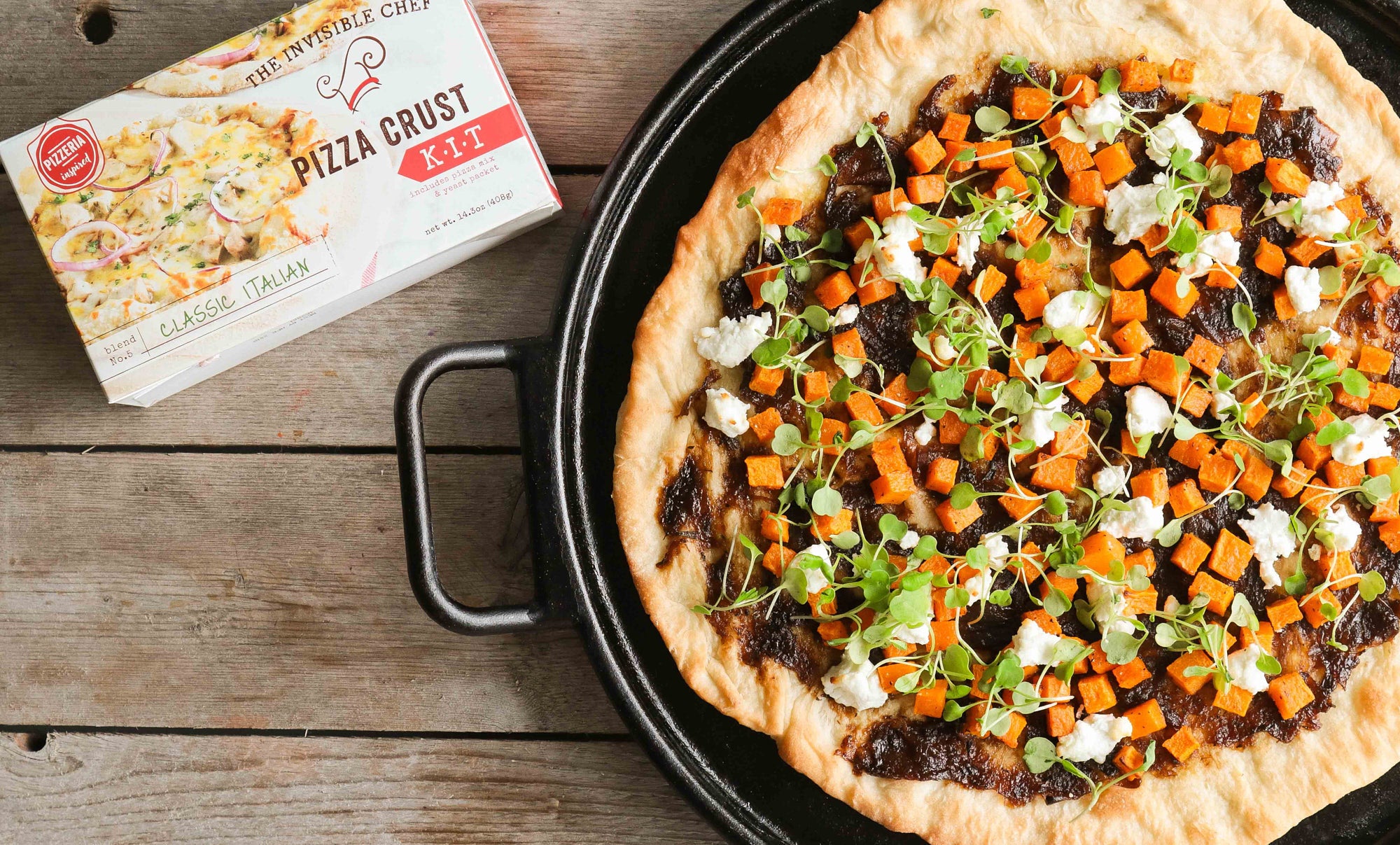 Butternut Squash Pizza Recipe | The Invisible Chef