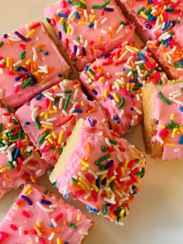 Rainbow Sprinkle Sugar Cookie Bar