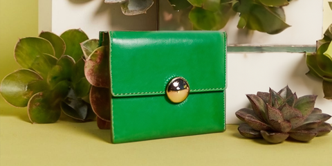 sustainable leather wallets