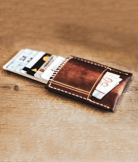 Vintage Leather Wallet - Scott