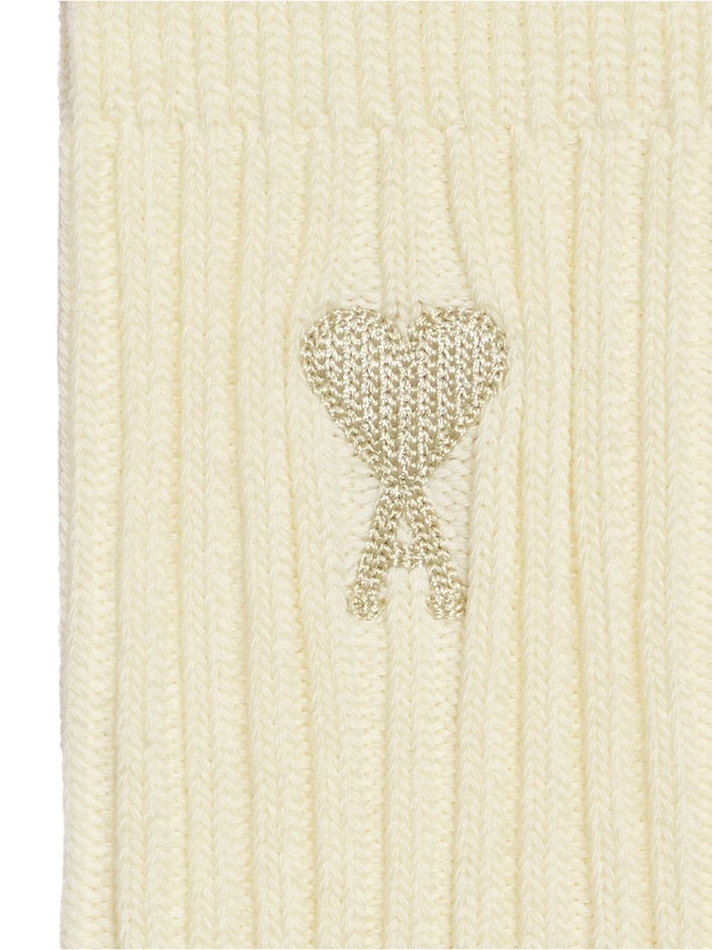 Shop Ami Alexandre Mattiussi Embroidered Logo Socks