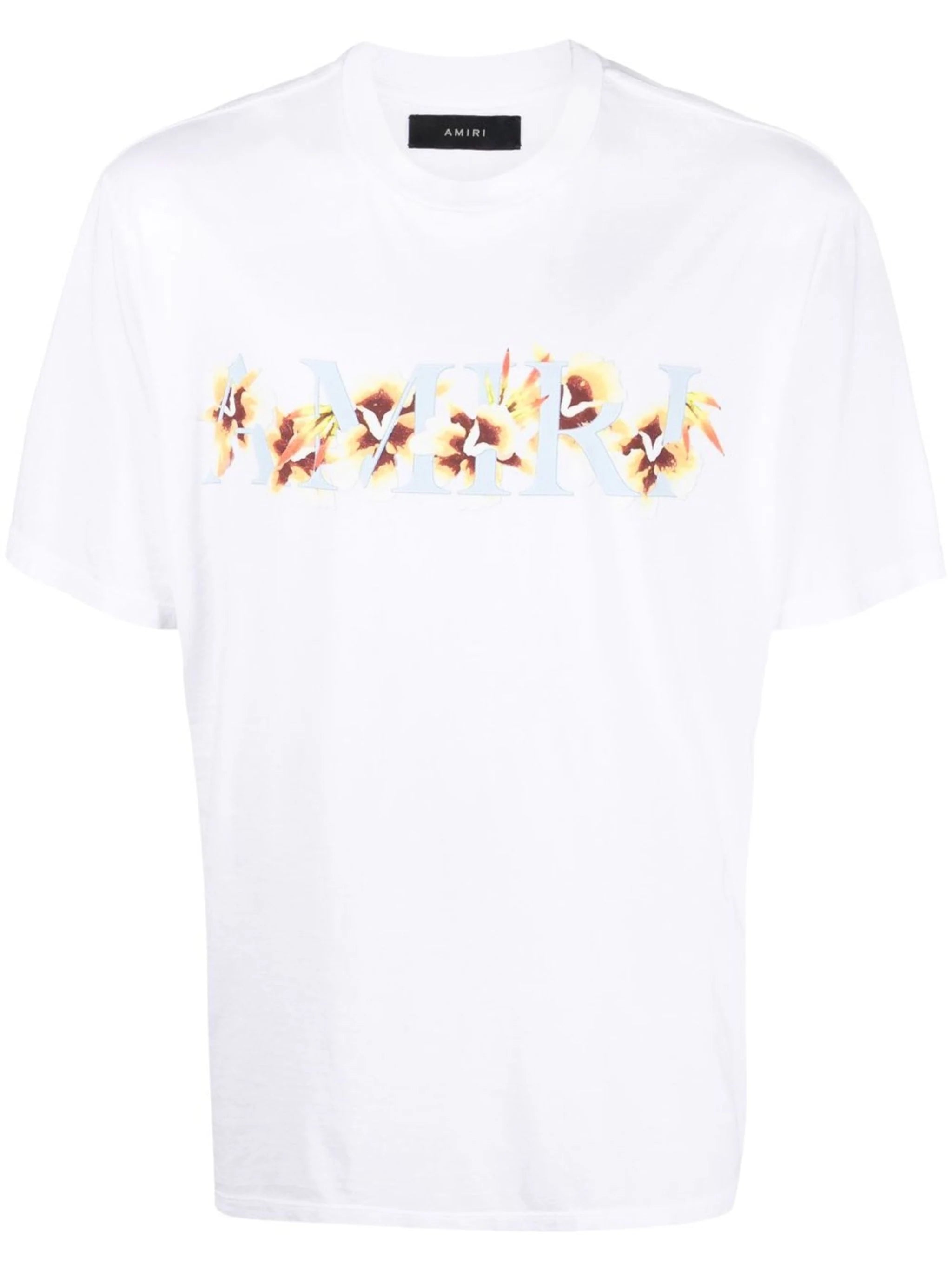 Shop Amiri Floral Print T-shirt