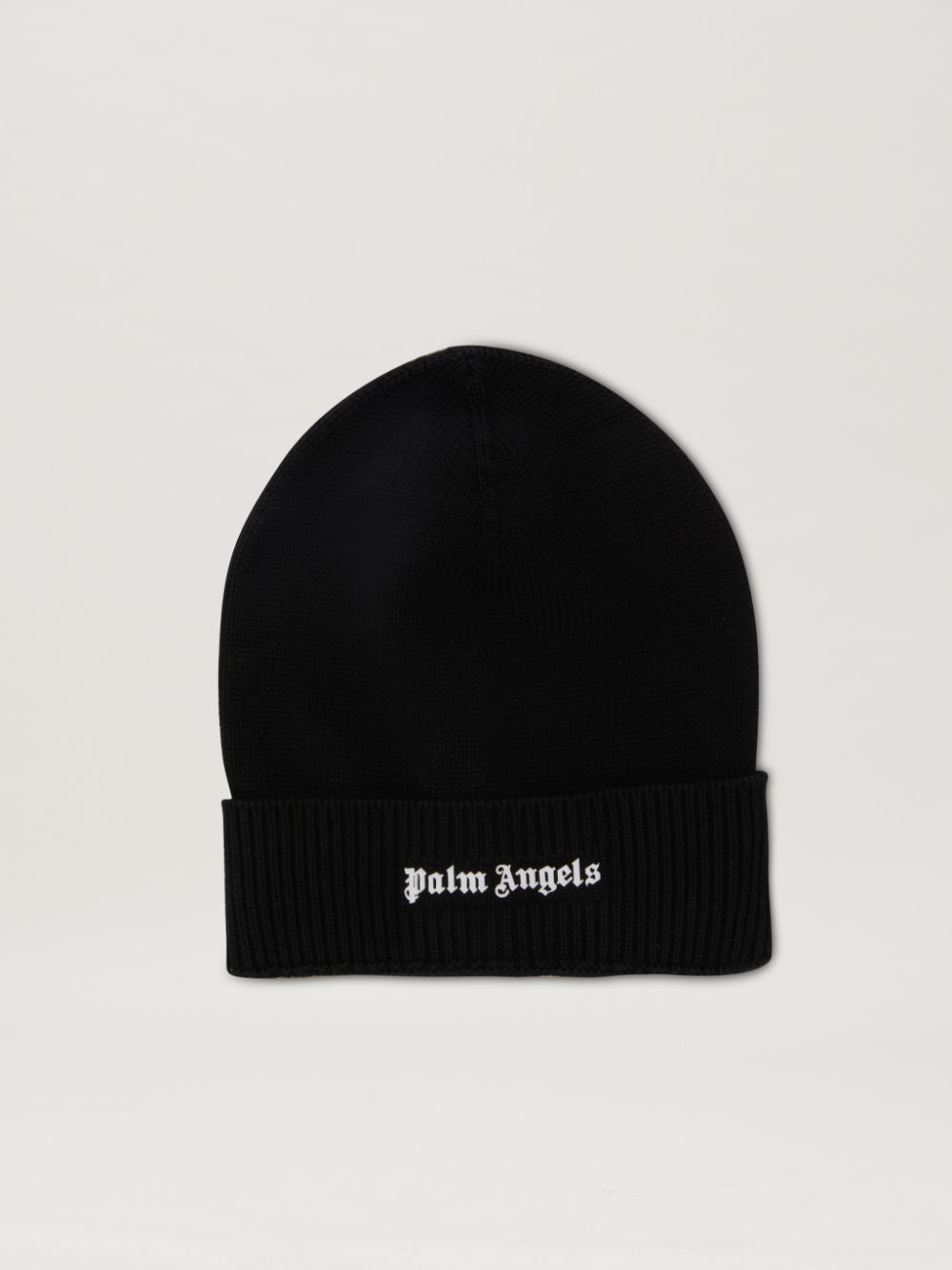 Shop Palm Angels Logo-embroidered Beanie