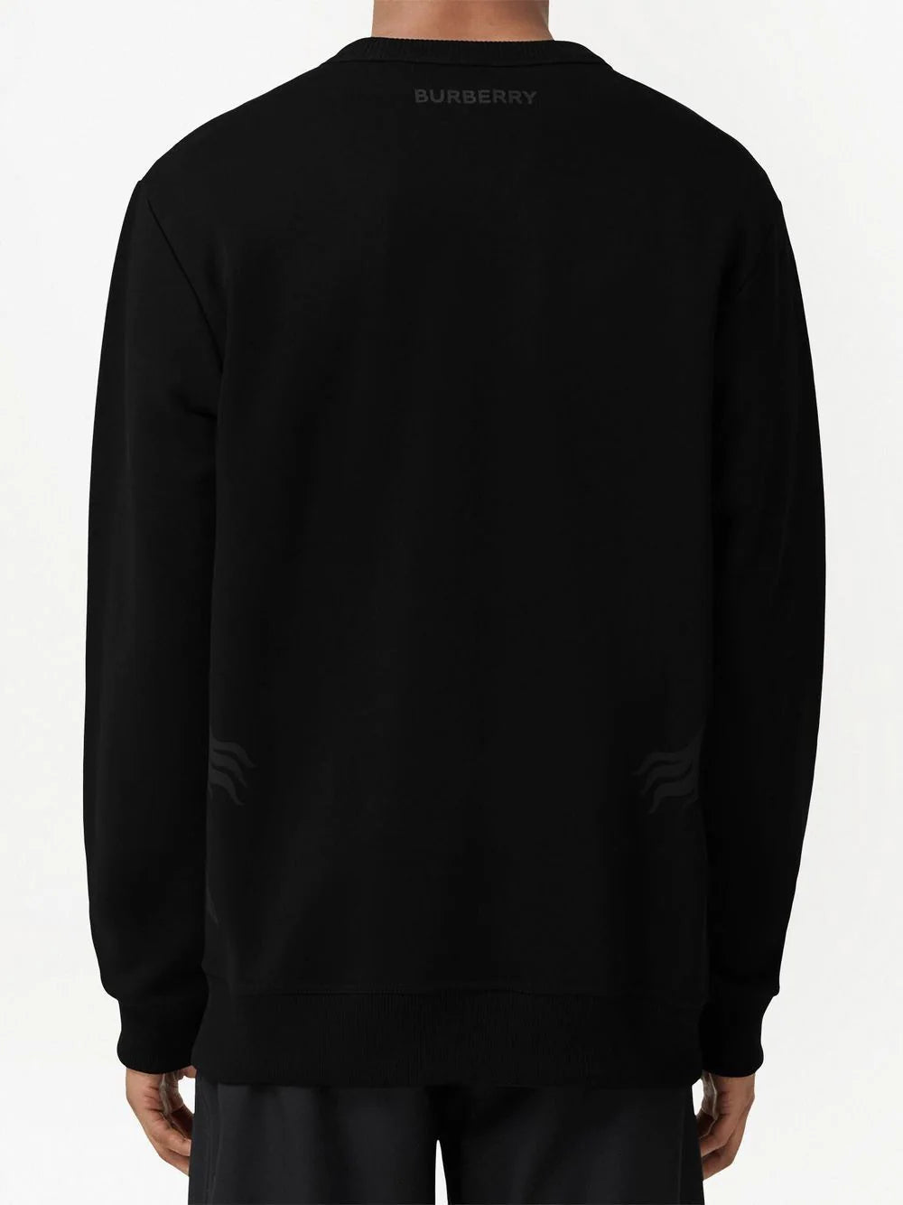 Shop Burberry Ekd-print Cotton Sweatshirt