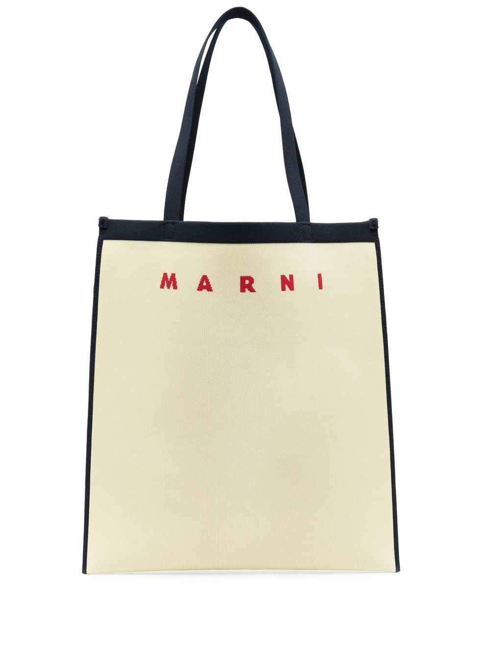 Shop Marni Logo Embroidery Tote Bag