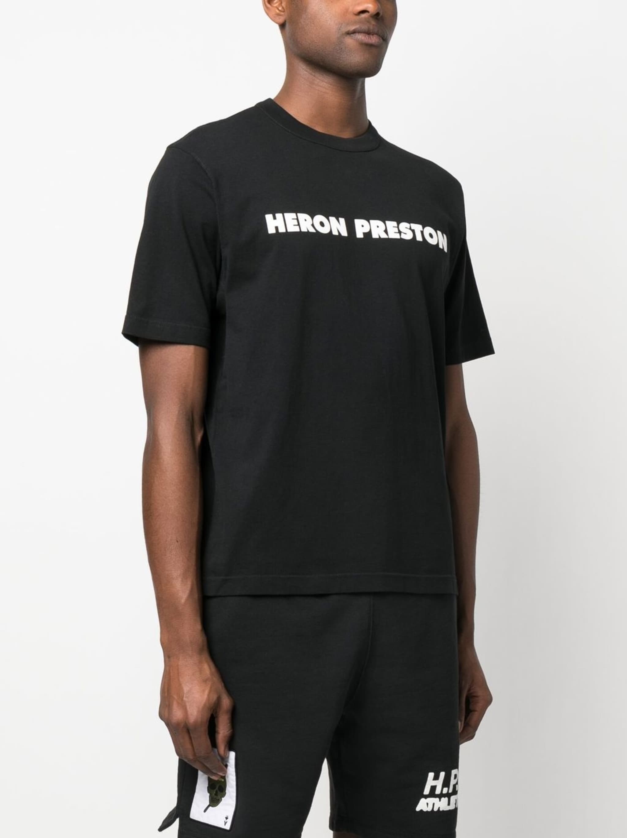Shop Heron Preston Logo-print Cotton T-shirt