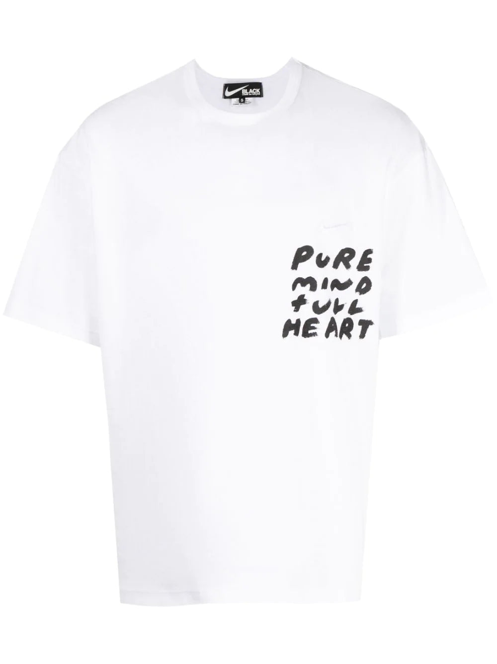 Shop Black Comme Des Garçons Graphic-print Cotton T-shirt