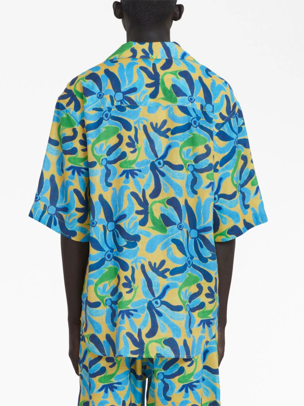 Shop Marni Graphic-print Short-sleeve Shirt