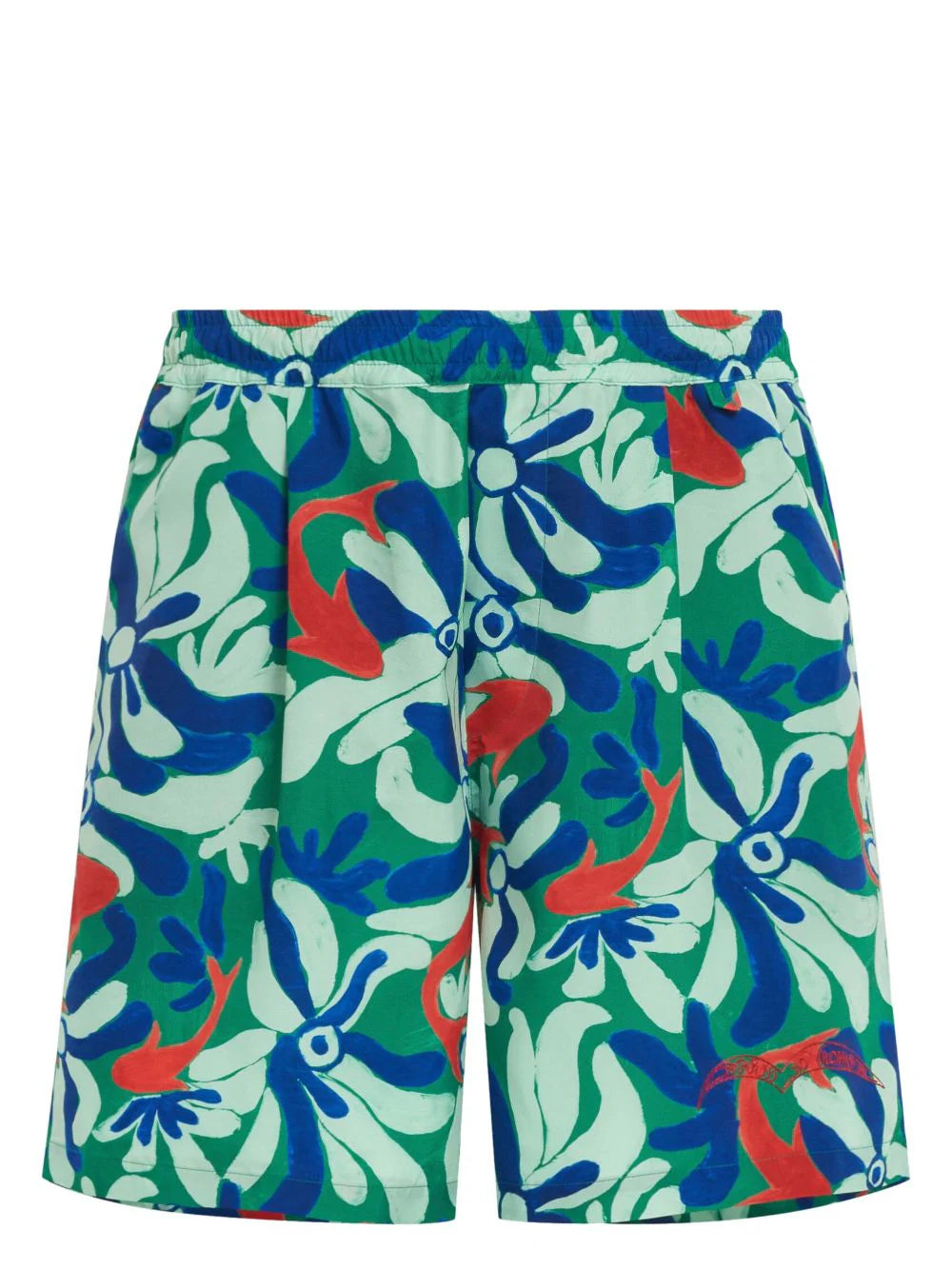 Shop Marni Graphic-print Swim Shorts