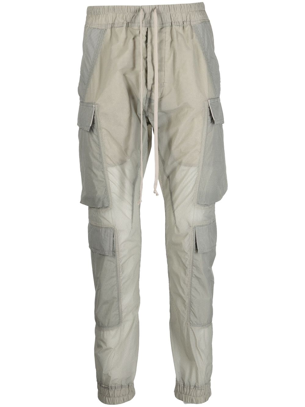 Shop Rick Owens Drawstring-waist Skinny-cut Cargo Pants