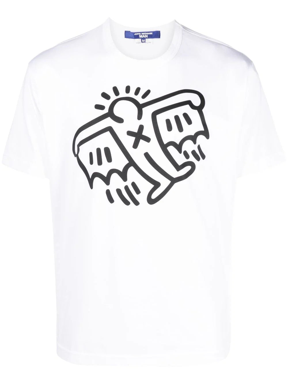 Shop Junya Watanabe Graphic-print Crew-neck T-shirt