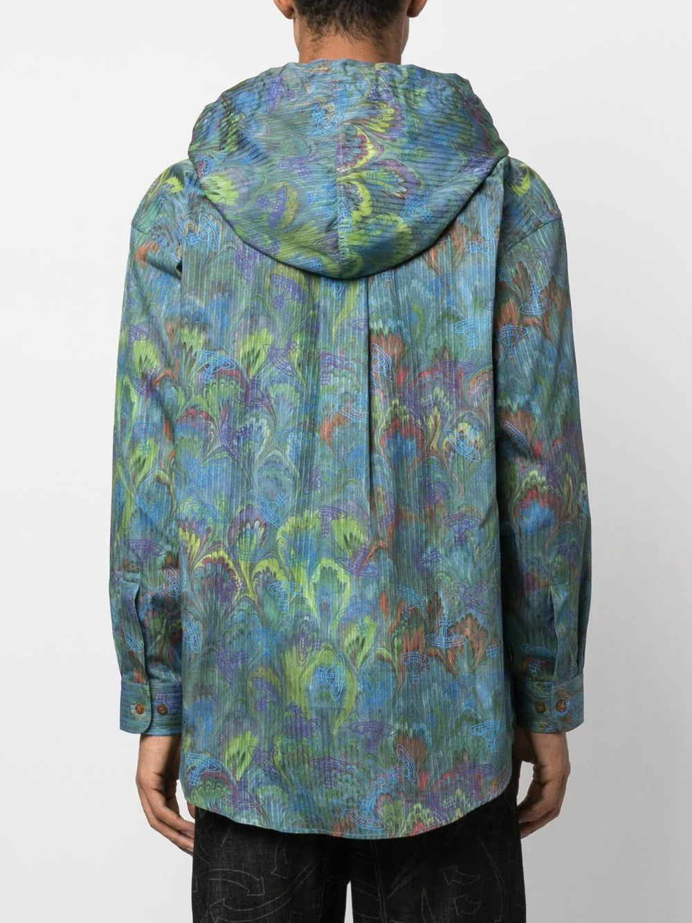 Shop Vivienne Westwood Graphic-print Hooded Shirt