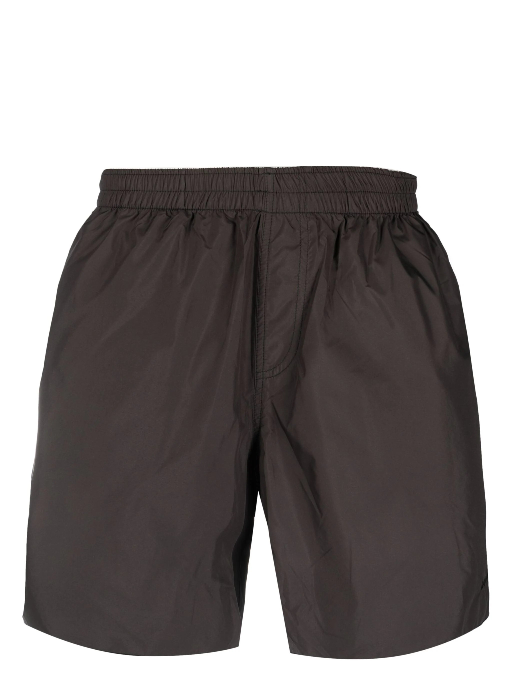 Shop Lanvin Elasticated-waistband Swim Shorts