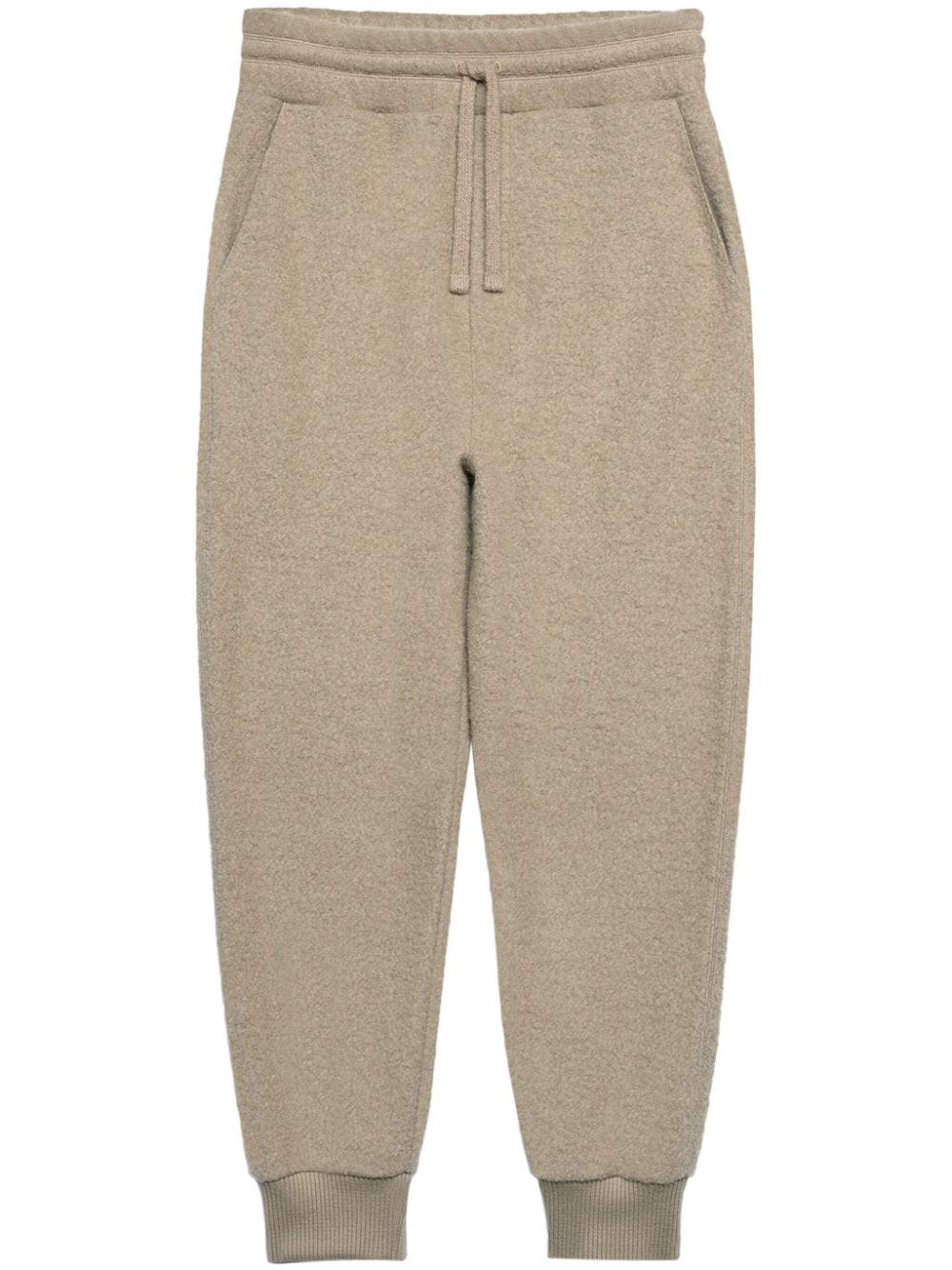 Shop Ami Alexandre Mattiussi Drawstring Wool-blend Track Pants