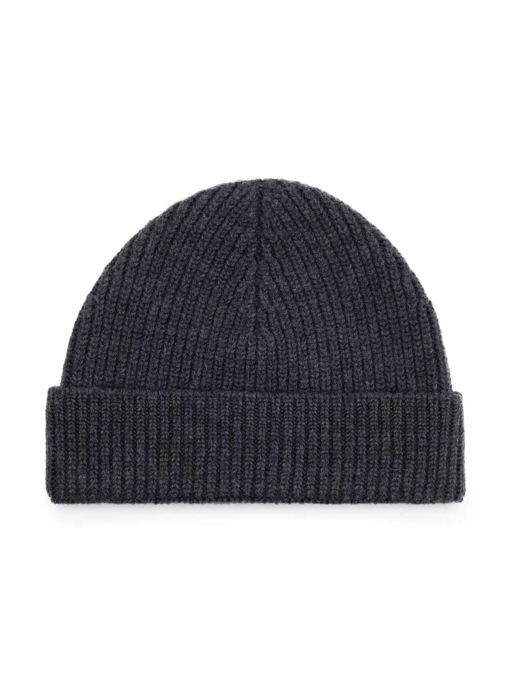 Shop Ami Alexandre Mattiussi Logo-embroidered Ribbed-knit Beanie