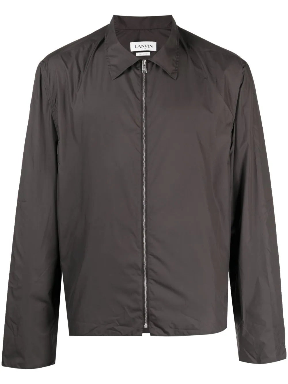 Shop Lanvin Lightweight Zip-up Shirt