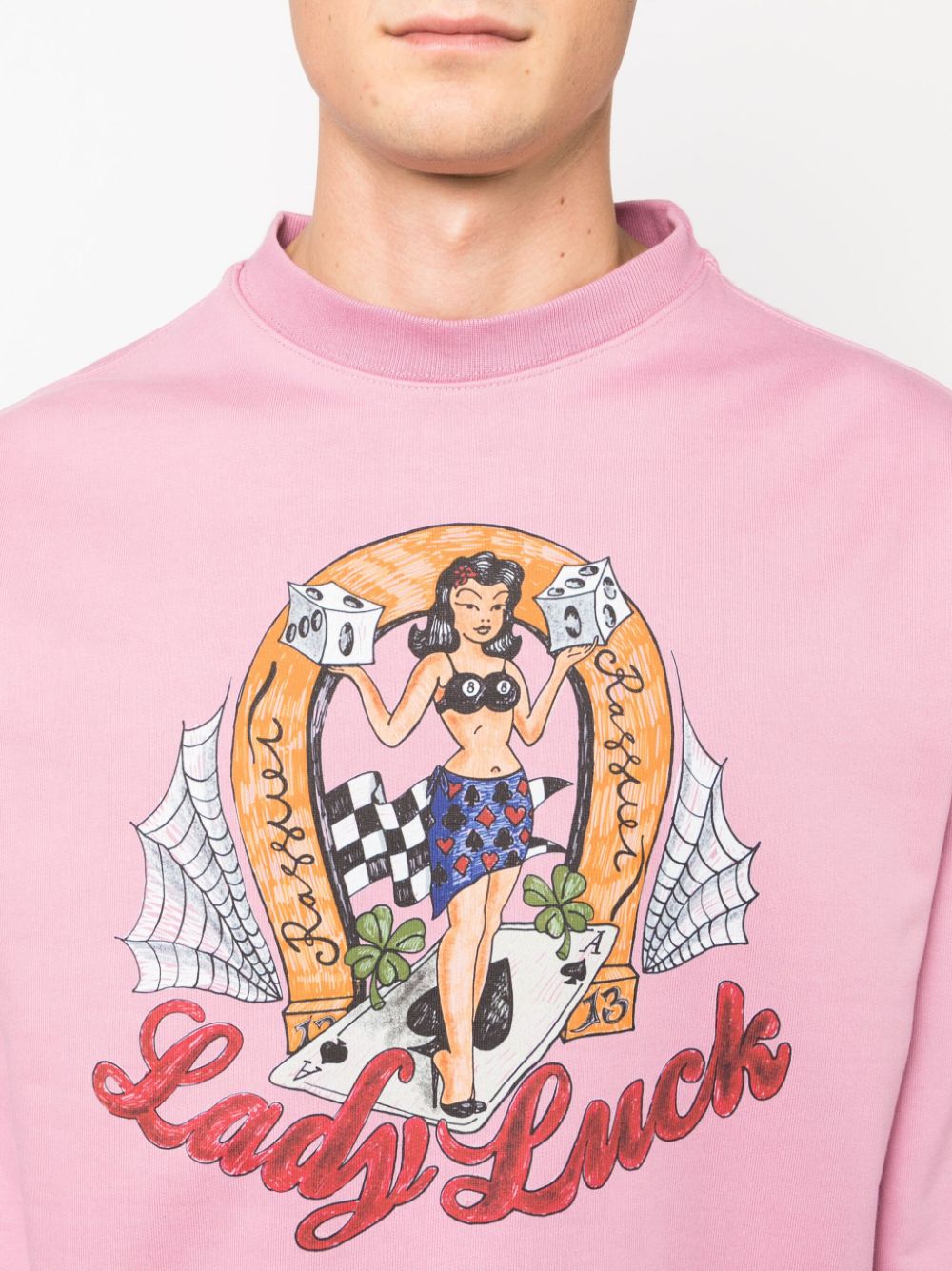 Shop Paccbet Graphic-print Cotton Sweatshirt