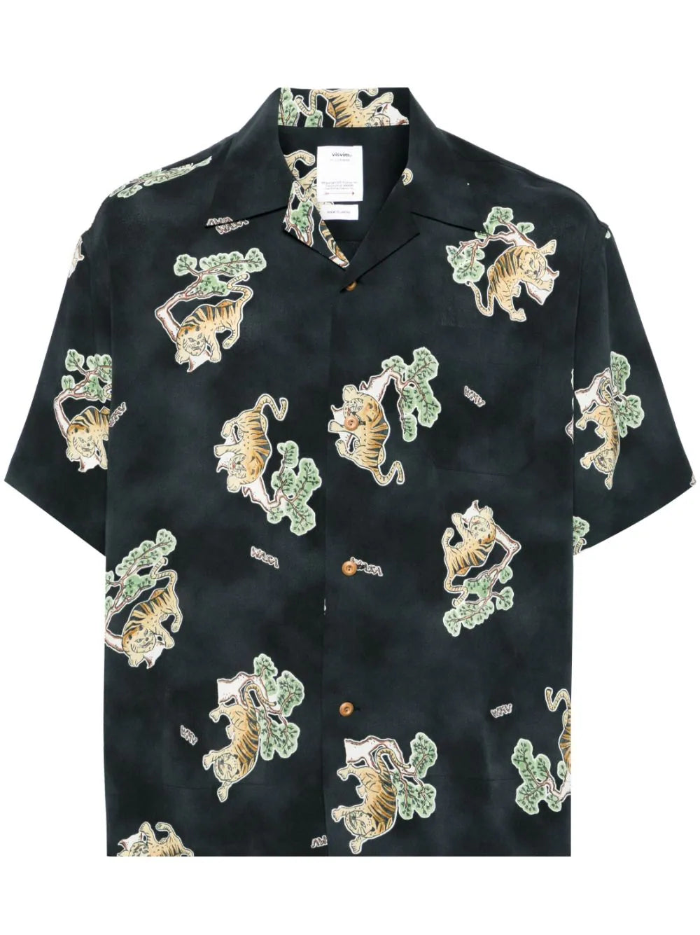 Shop Visvim Copa Silk Shirt