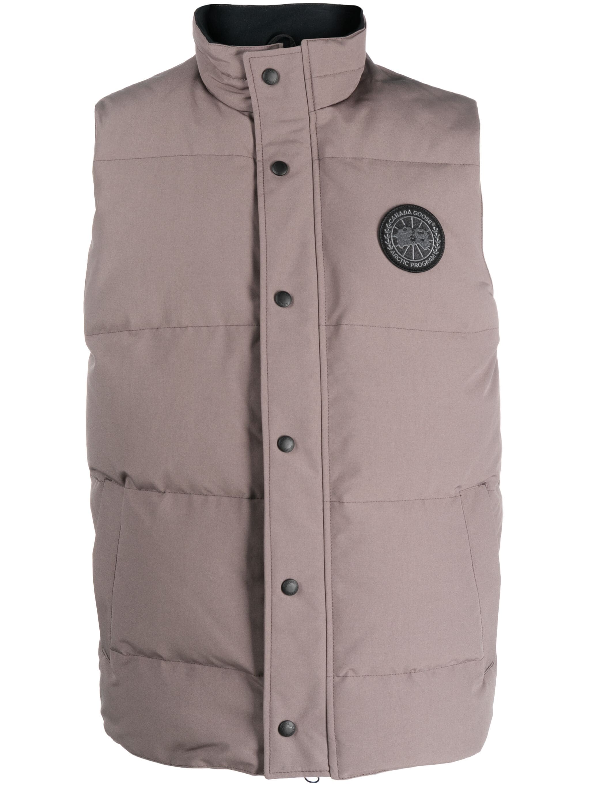 Shop Canada Goose Garson Logo-patch Gilet