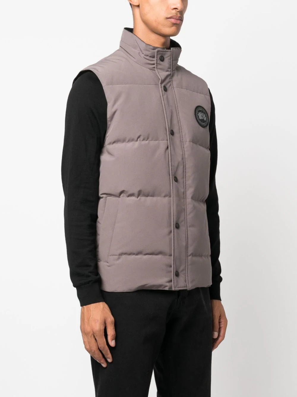 Shop Canada Goose Garson Logo-patch Gilet