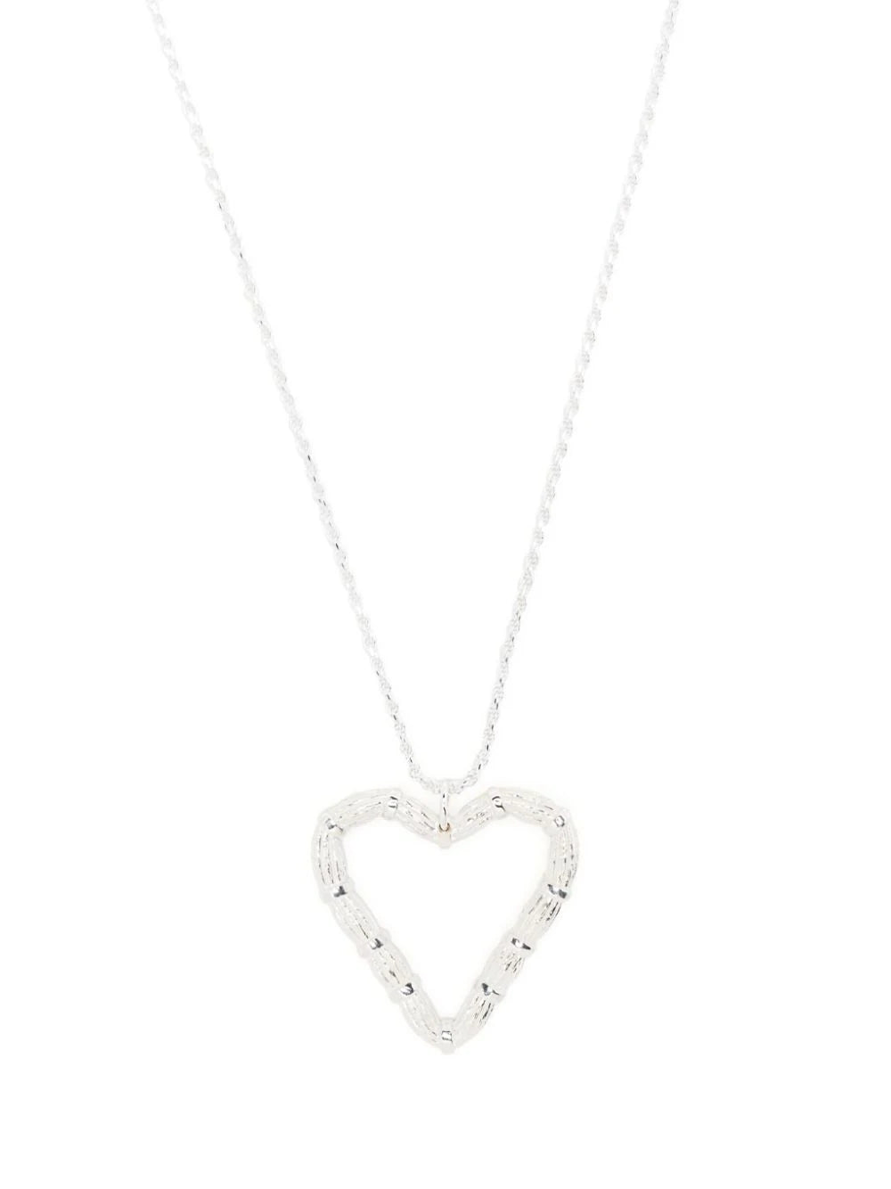 Shop Bleue Burnham Heart Willow Sterling-silver Necklace