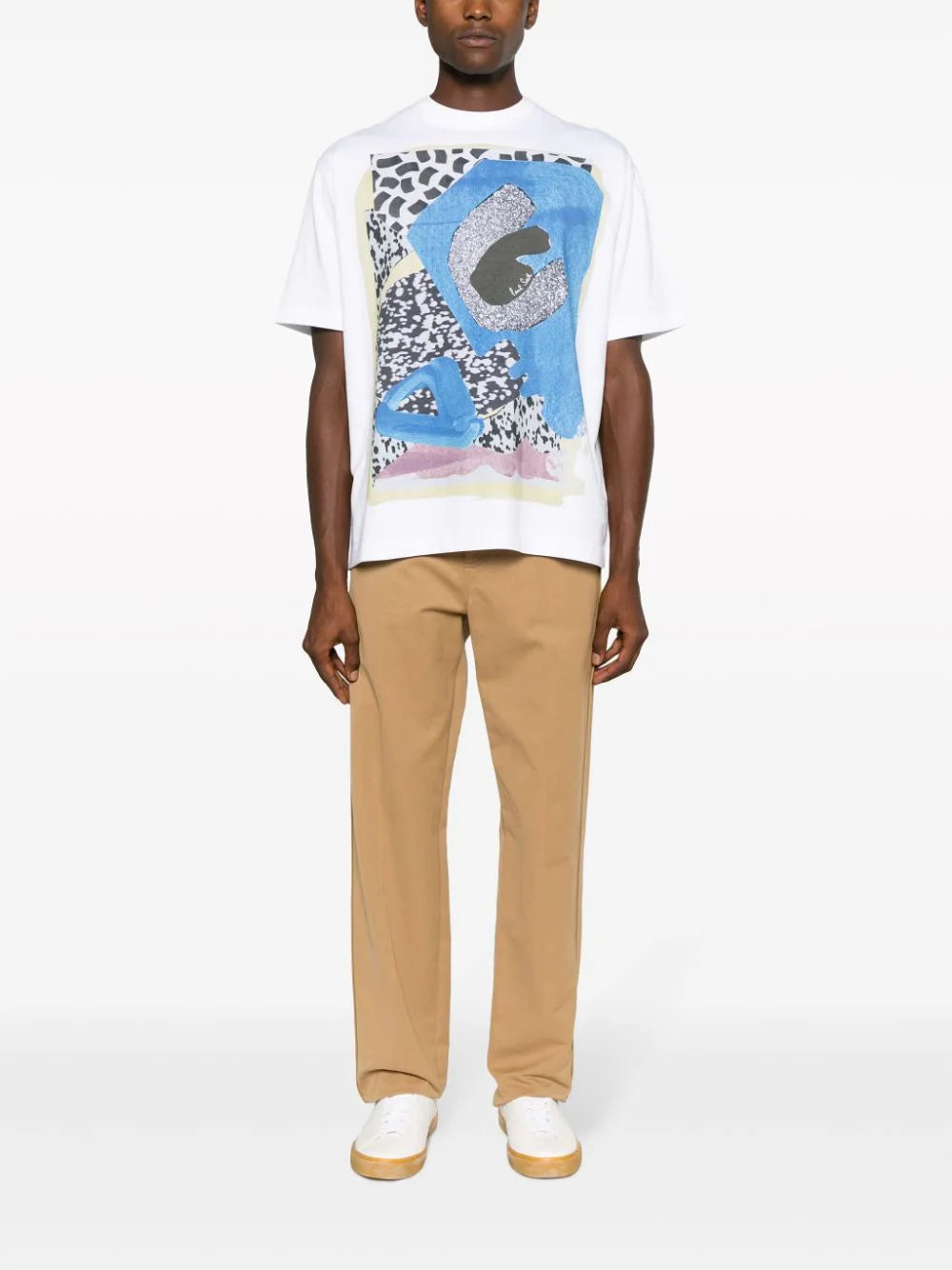 Shop Paul Smith Graphic-print Cotton T-shirt