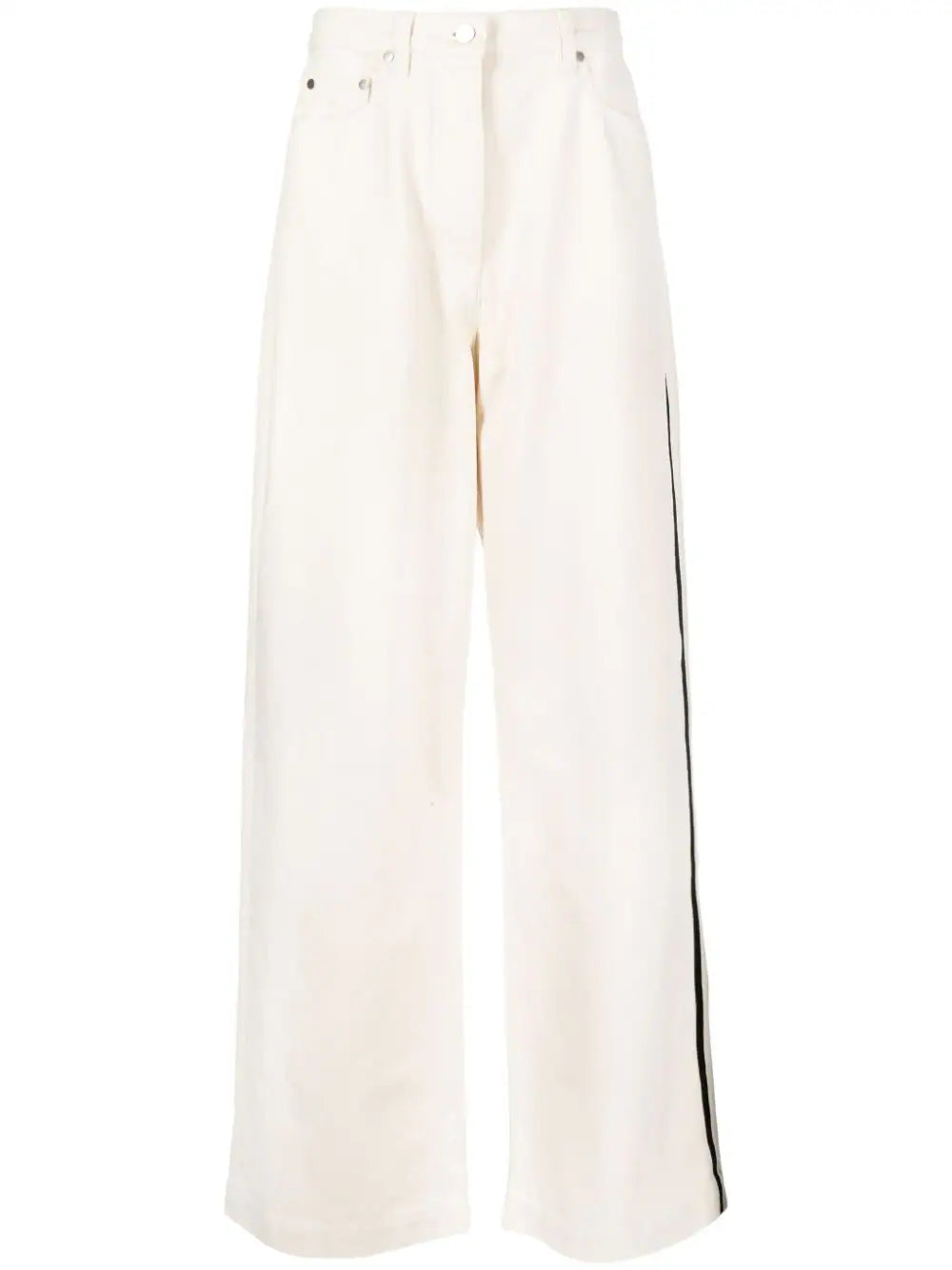 Shop Peter Do High Rise Wide Leg Jeans