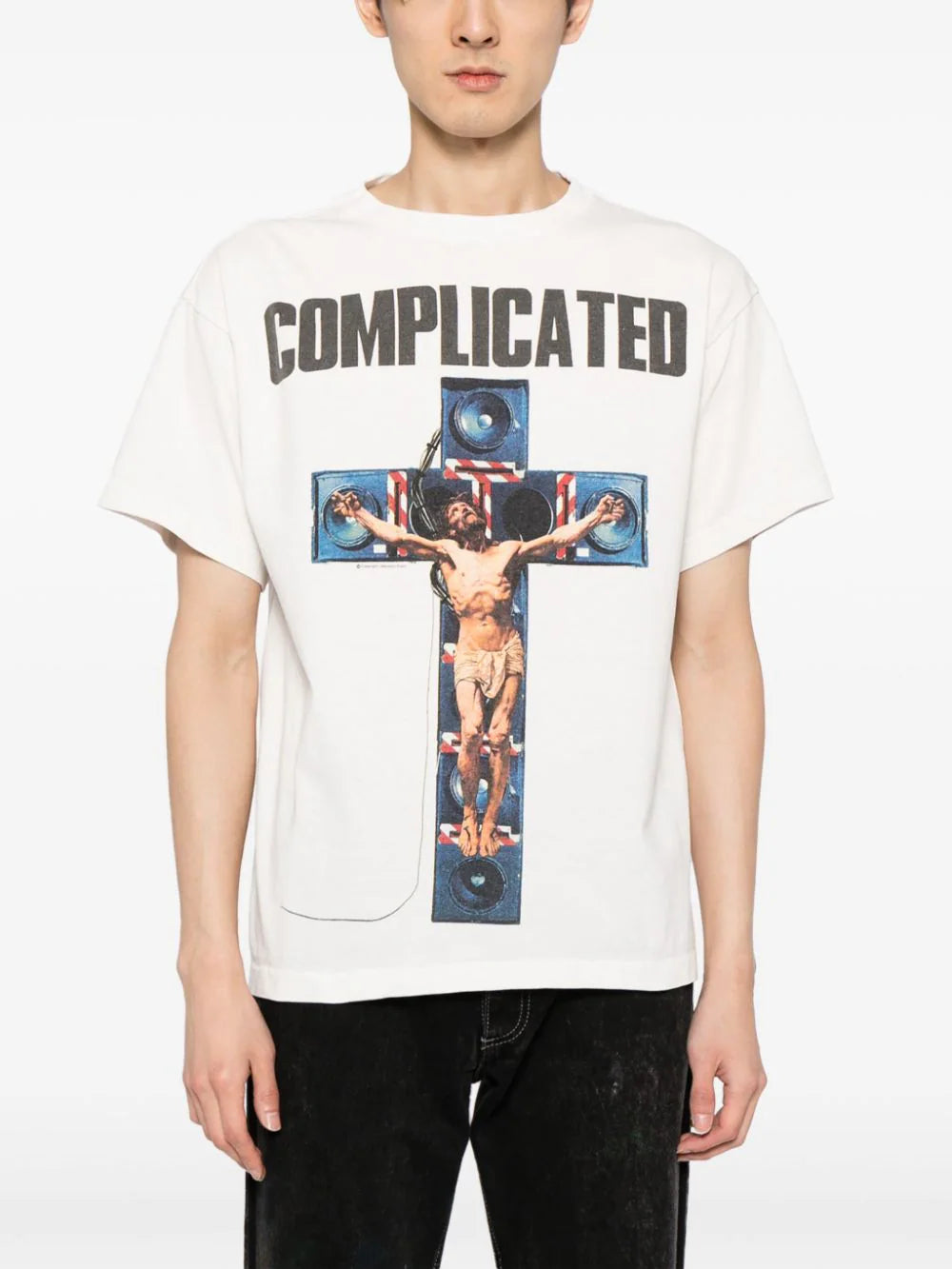 Shop Saint Mxxxxxx Graphic-print Cotton T-shirt