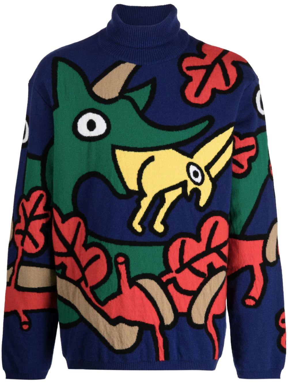 Walter Van Beirendonck Intarsia-knit Wool Jumper In Pattern