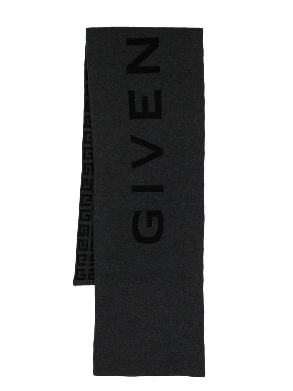 Shop Givenchy Logo-jacquard Wool-cashmere Scarf