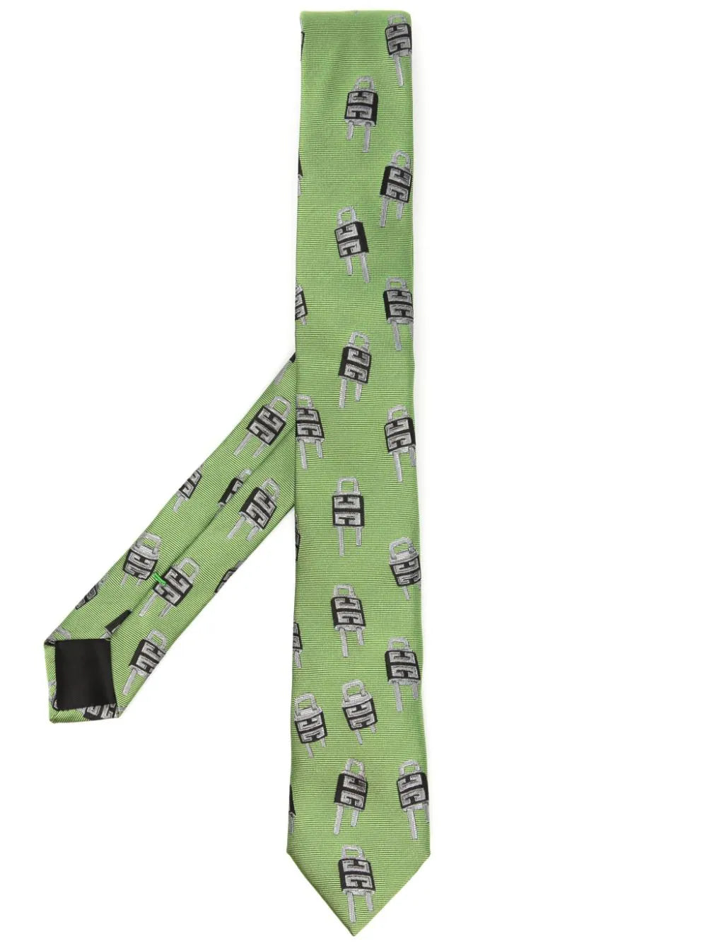 Shop Givenchy Embroidered Silk Tie
