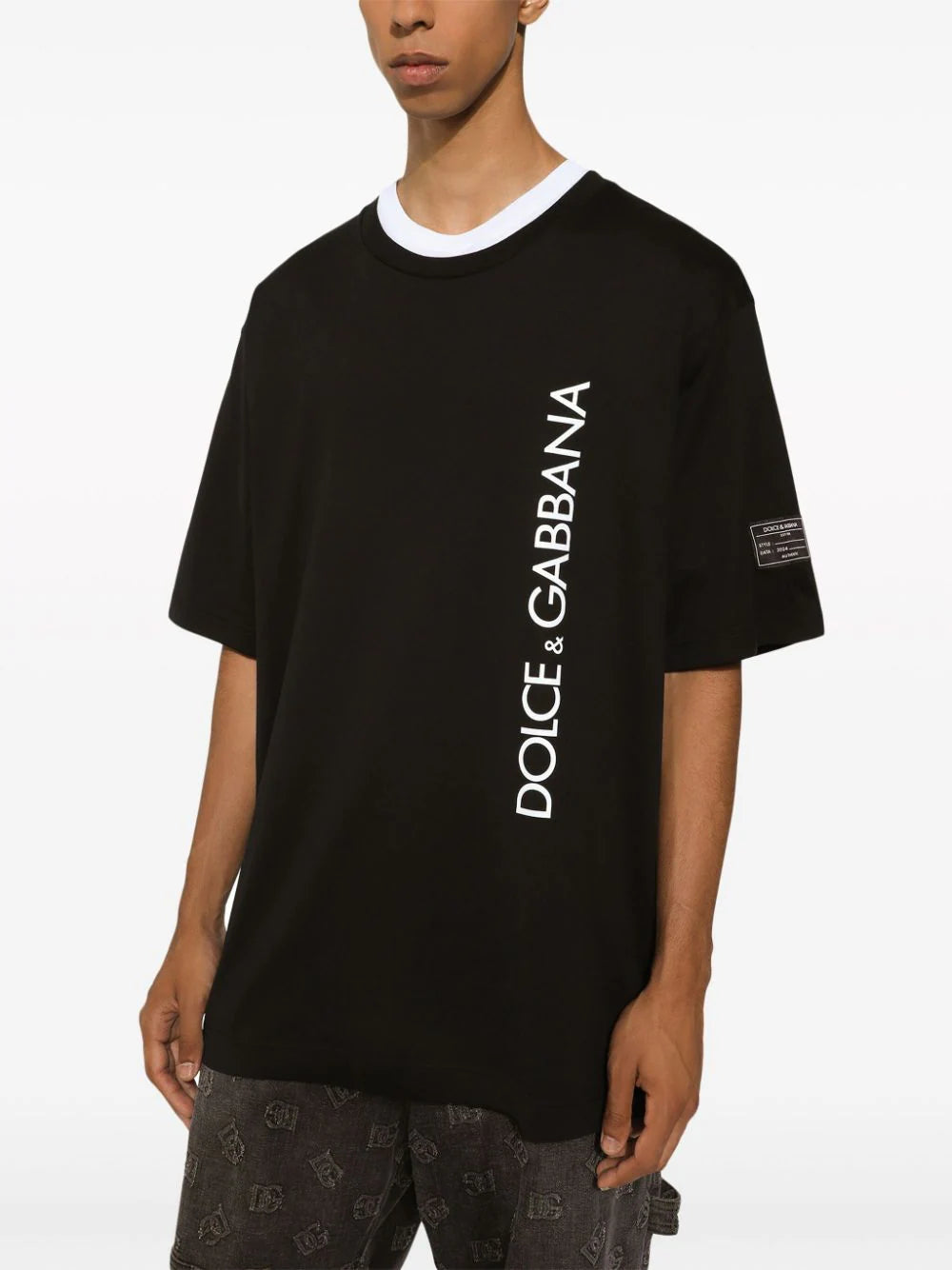 Shop Dolce & Gabbana Logo-print Cotton T-shirt