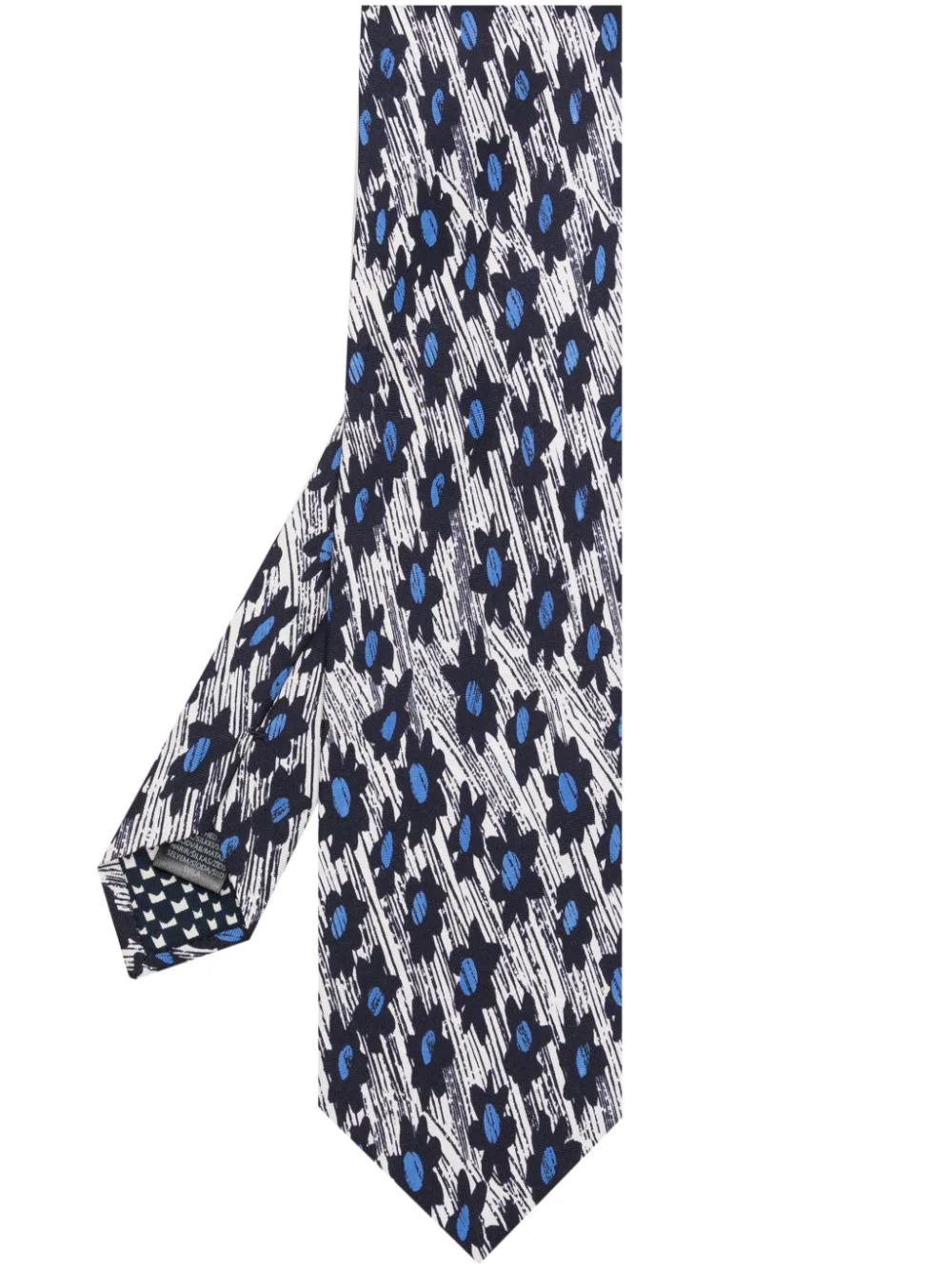 Shop Paul Smith Floral-print Silk Tie