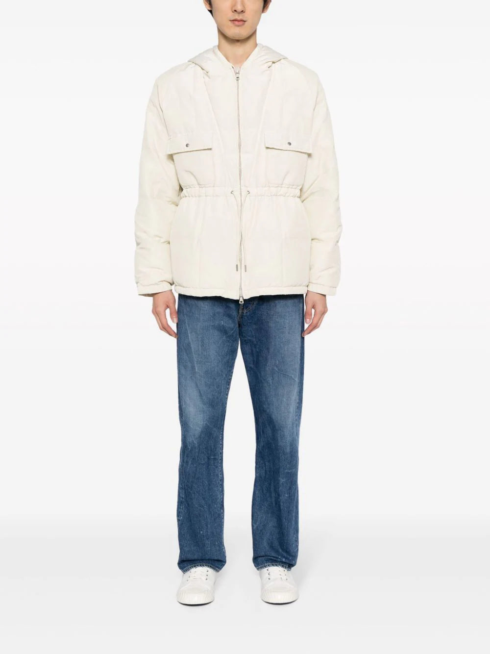 Shop Visvim Flap-pocket Padded Jacket