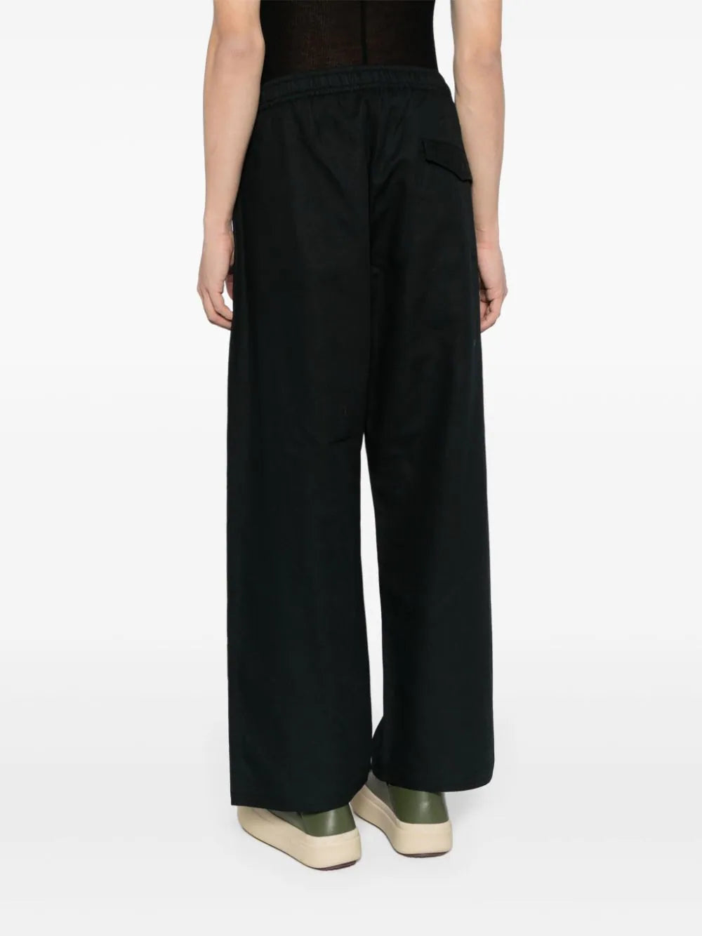 Shop Maharishi High-waist Wide-leg Trousers