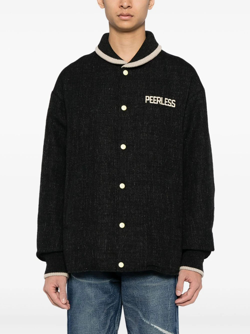 Shop Visvim Ferrand Wool Bomber Jacket