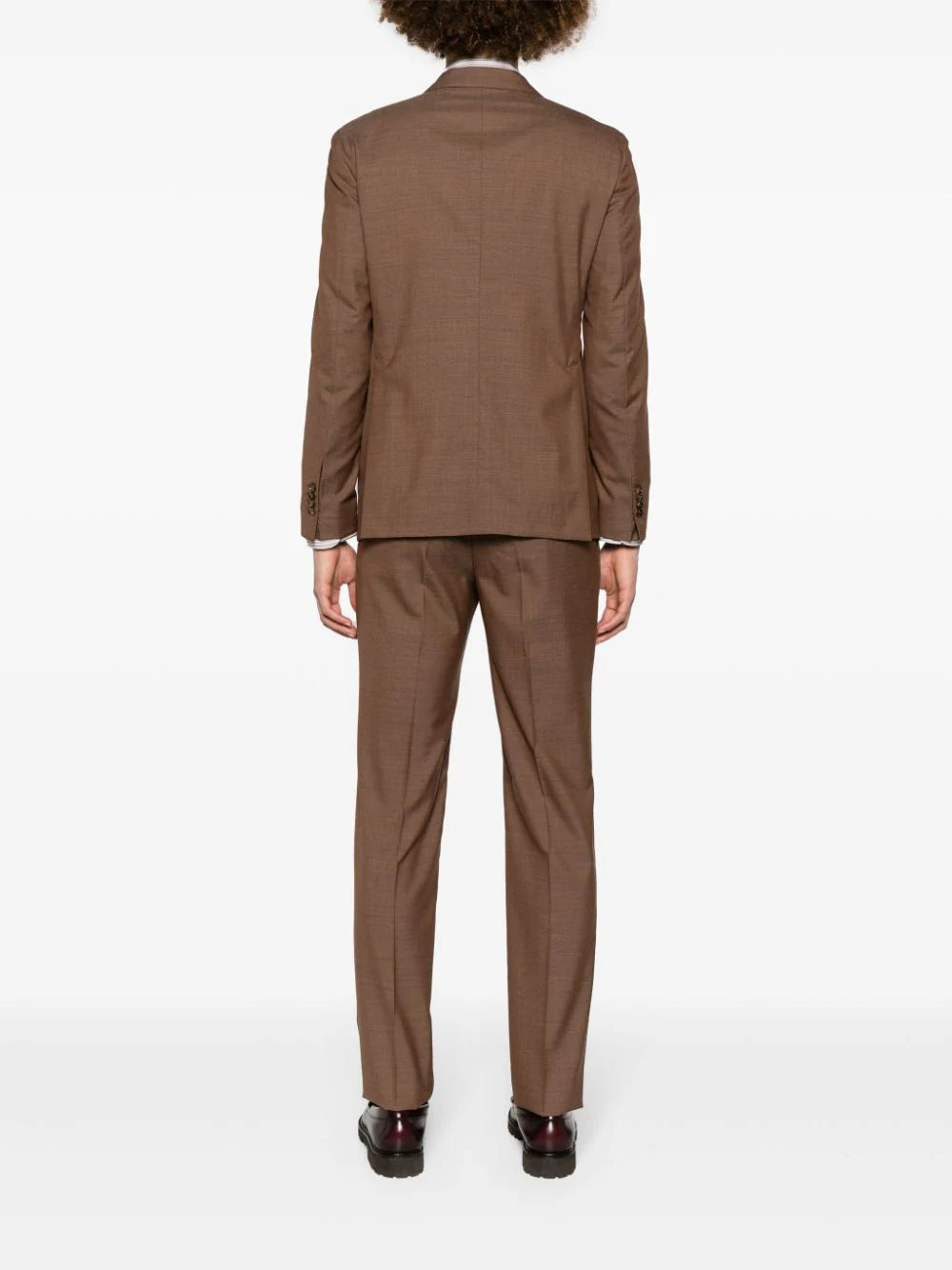 Shop Tagliatore Double-breasted Wool Suit