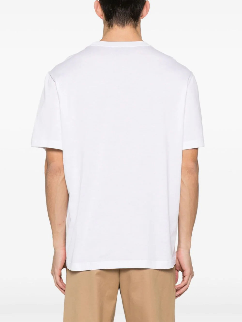 Shop Brioni Embroidered-logo Cotton T-shirt
