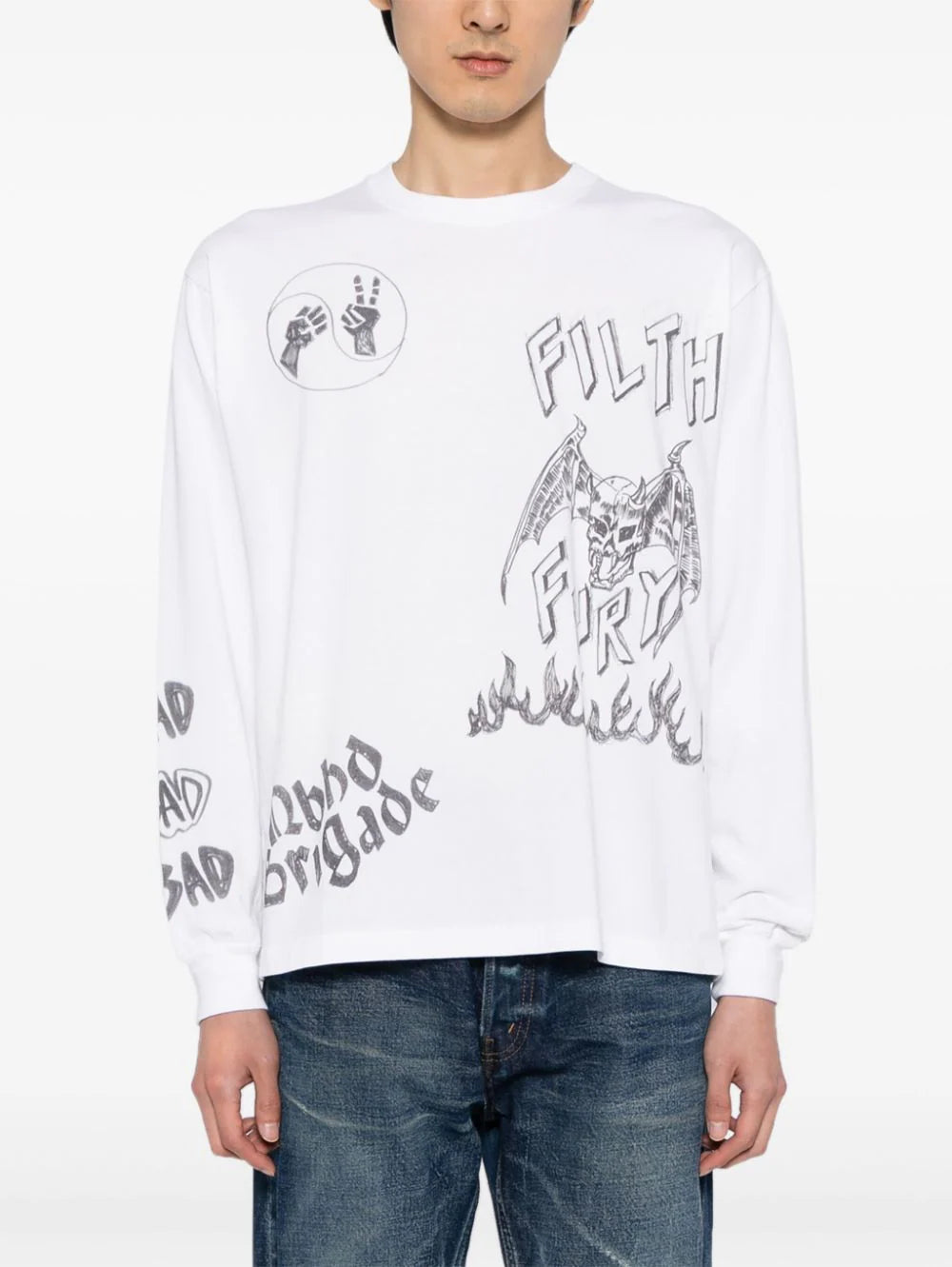 Shop Neighborhood Graphic-print Long-sleeve T-shirt