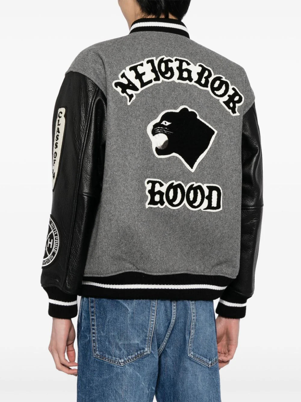 Shop Neighborhood Logo-patch Varsity Jacket