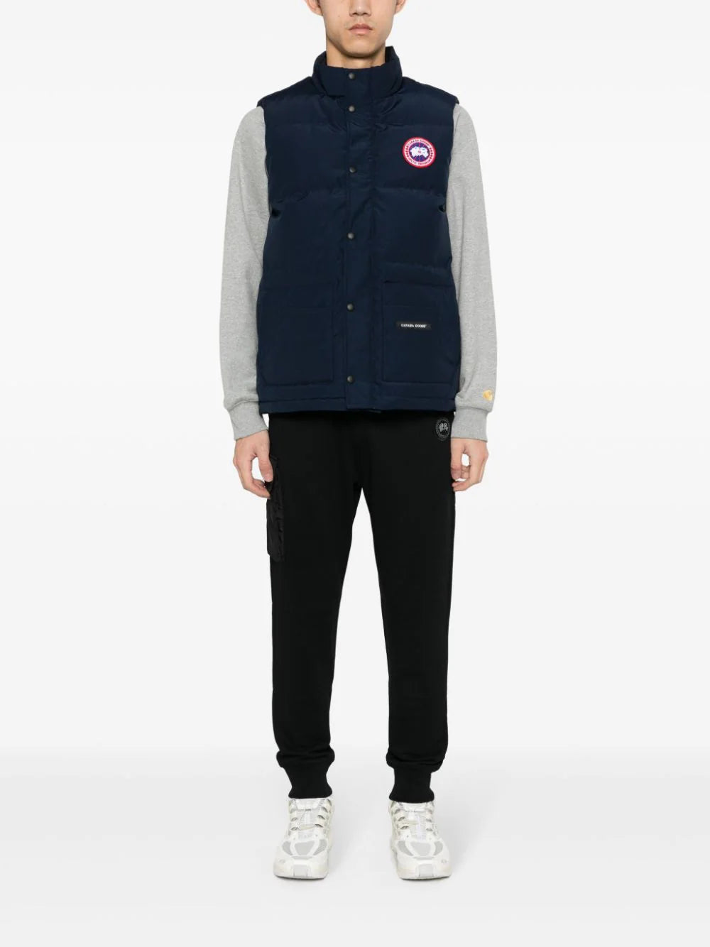 Shop Canada Goose Freestyle Appliqué-logo Gilet